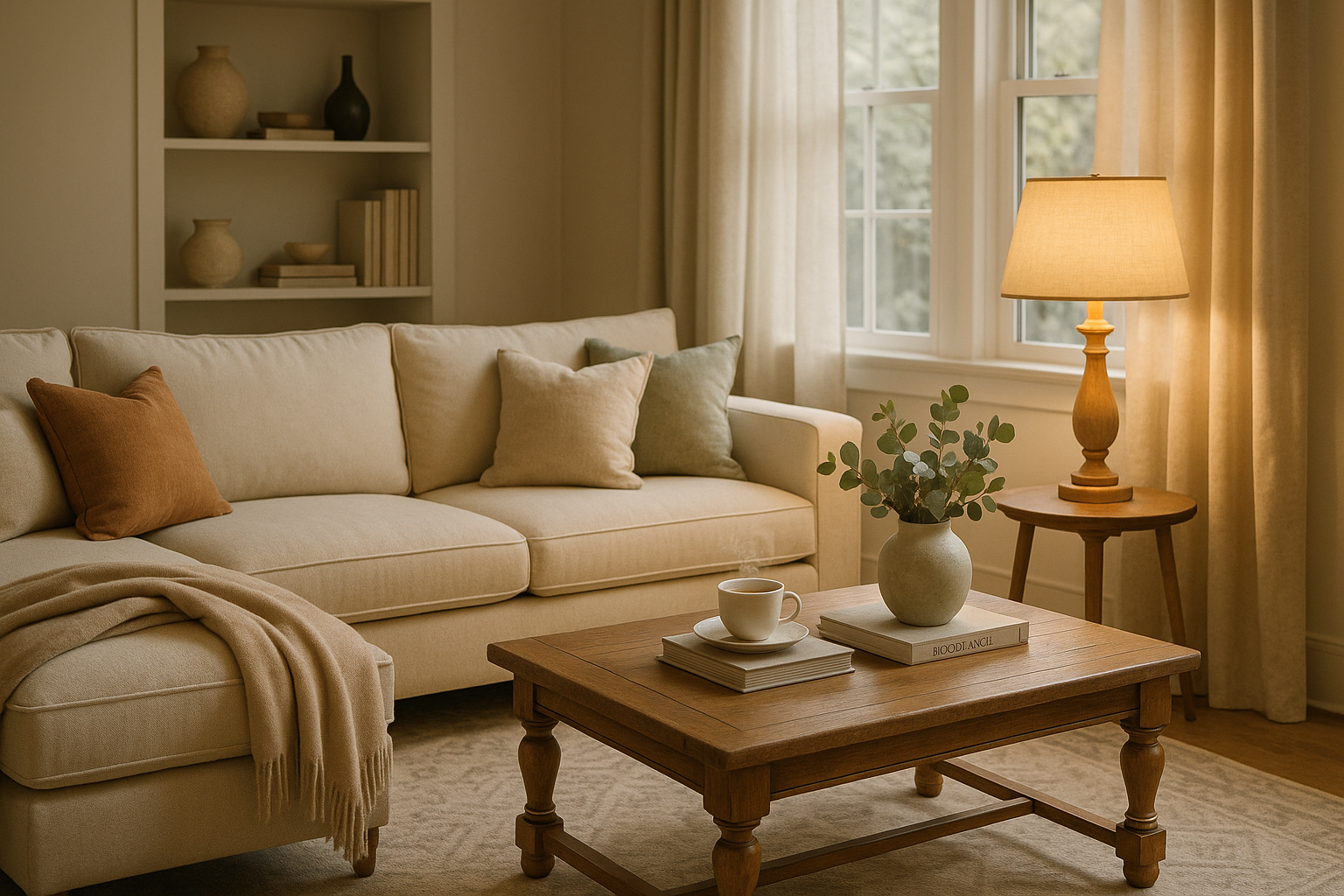 Cozy, elegance home decor
